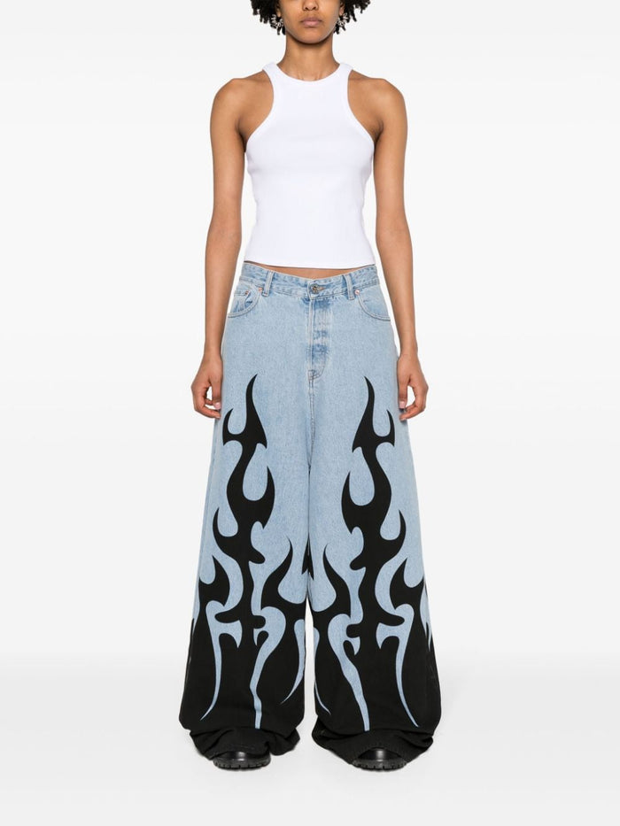 Vetements Top White Cotton