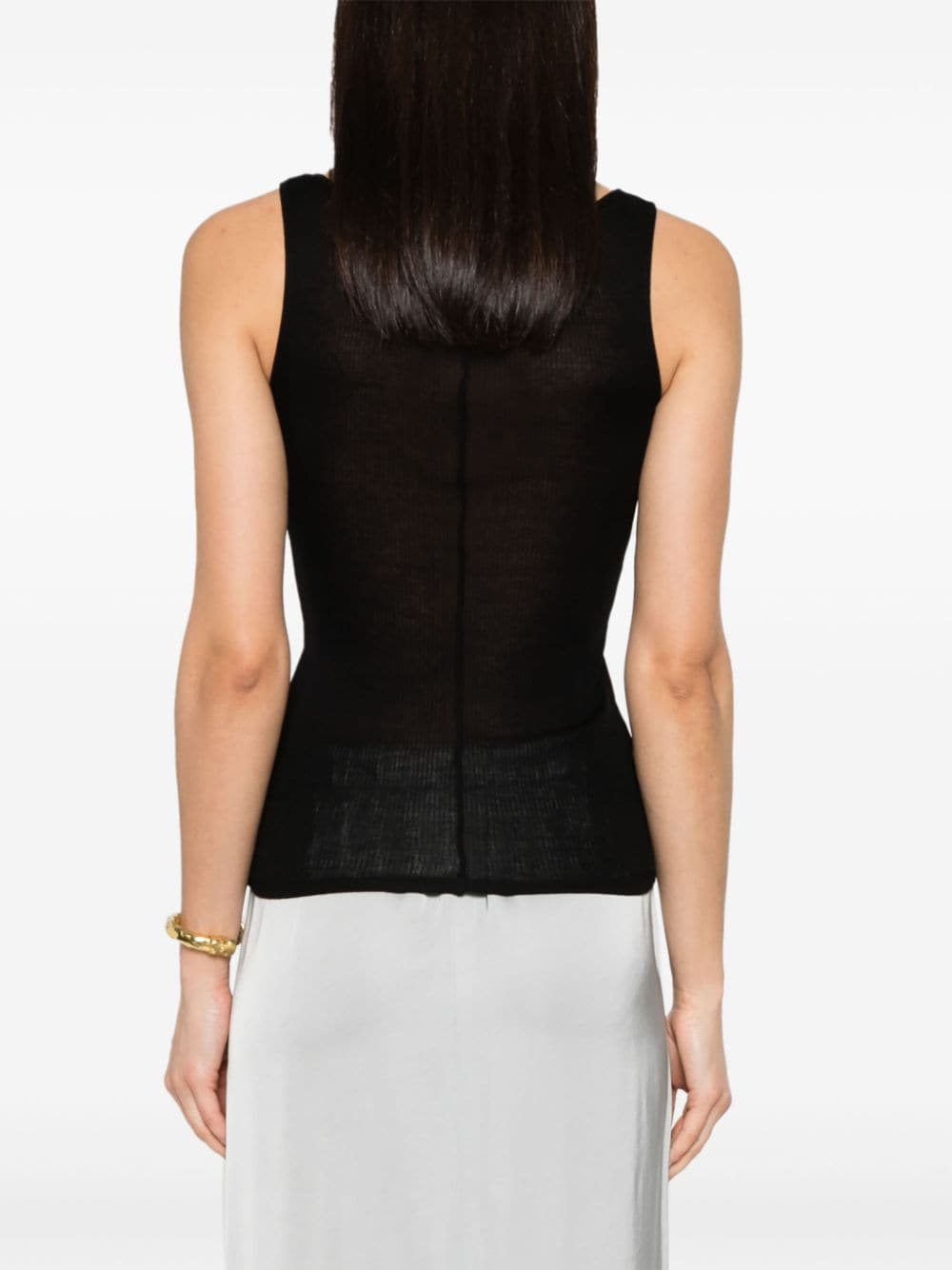 Ami Paris Top Black Cotton