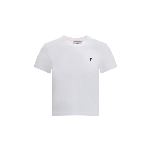 AMI Paris 100% Cotton t-shirt in white