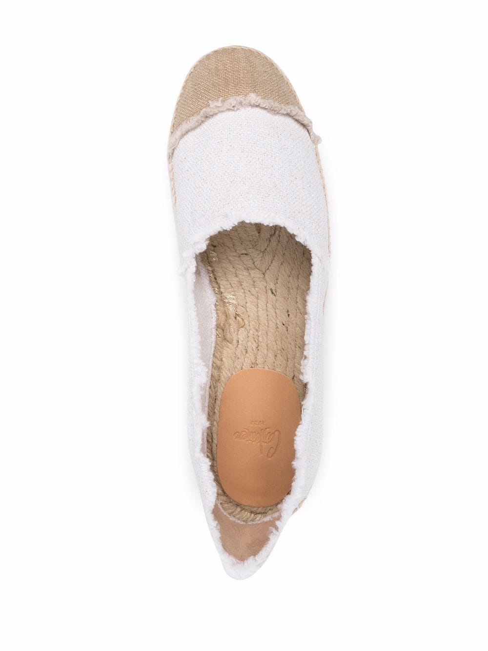 Castaner Flat Shoes White Lining: Fabric