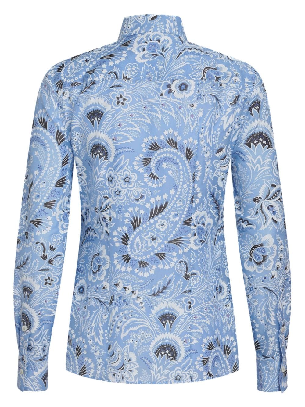 Etro Shirts Clear Blue Cotton