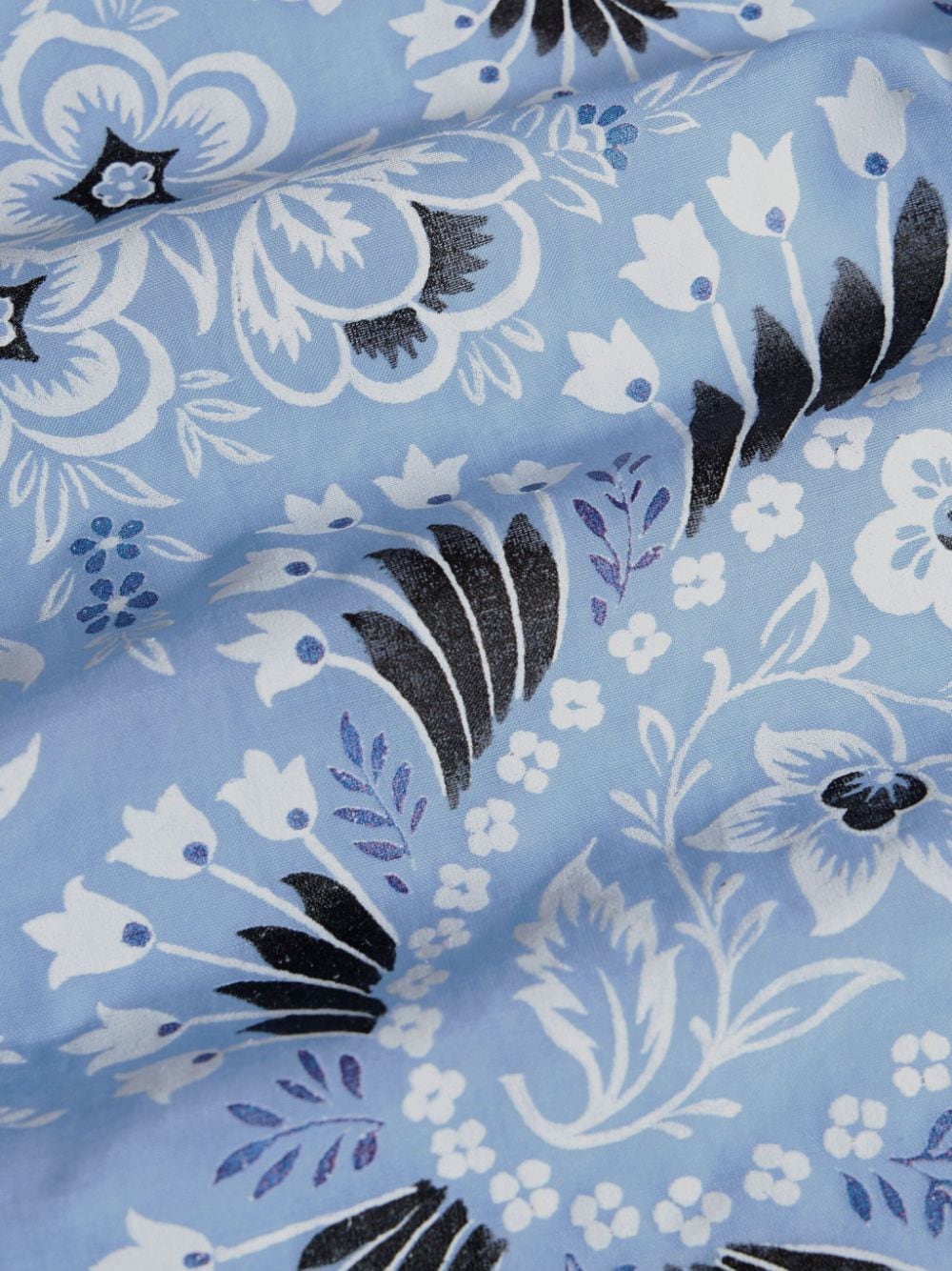 Etro Shirts Clear Blue Cotton