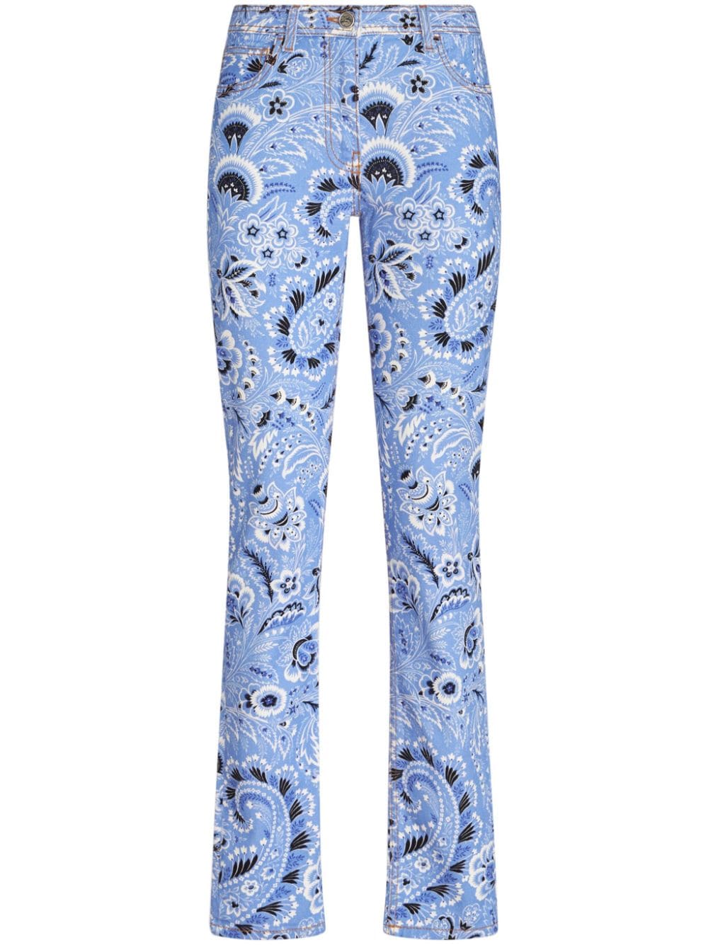 Etro Jeans Clear Blue Cotton