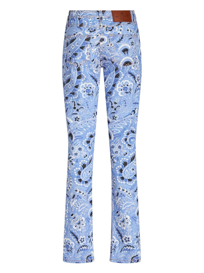 Etro Jeans Clear Blue Cotton