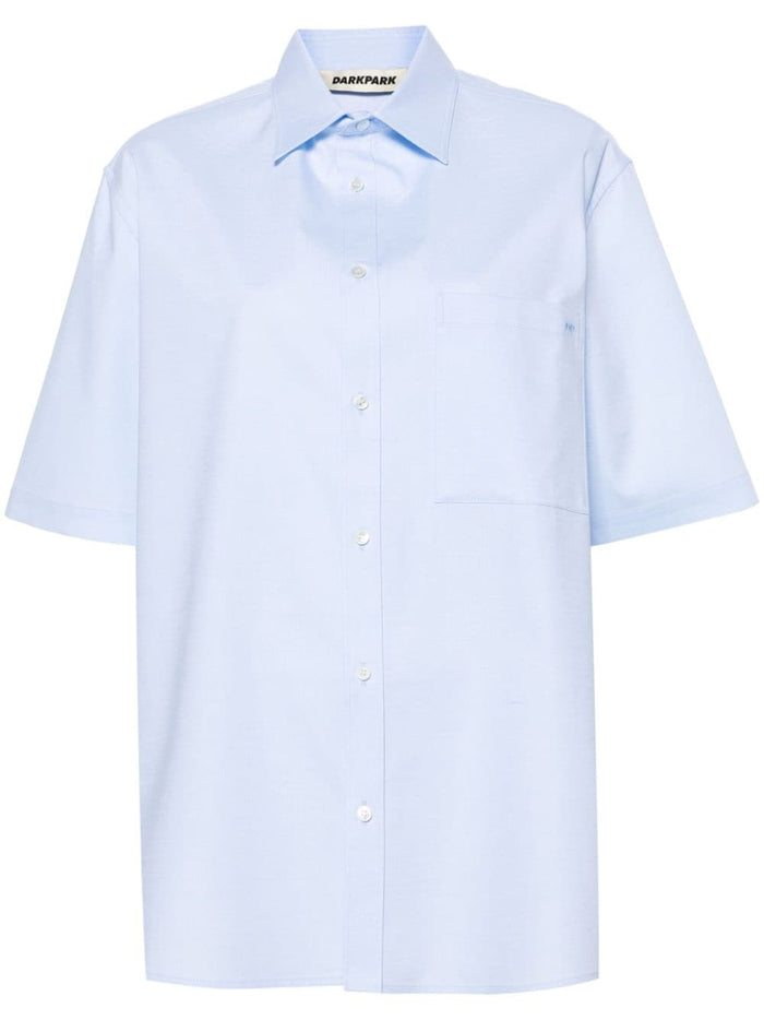 DARKPARK Shirts Clear Blue Cotton