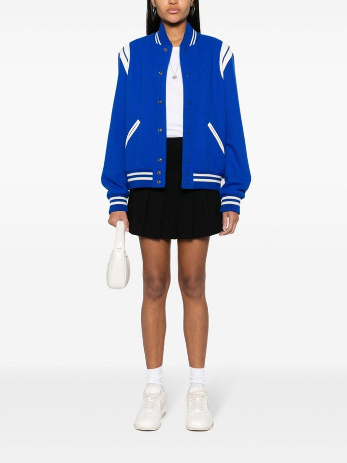 Palm Angels Skirts Black Cotton