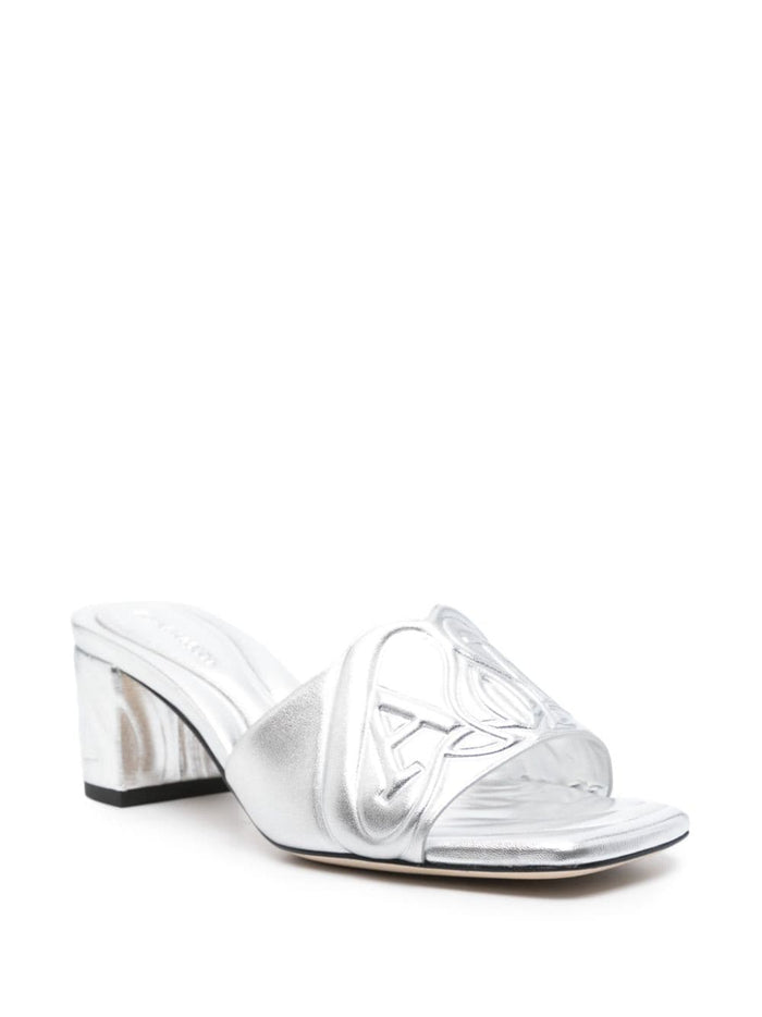Alexander Mcqueen Sandals Silver