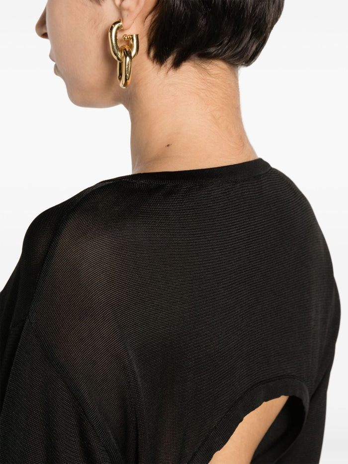 Saint Laurent Dresses Black Viscose