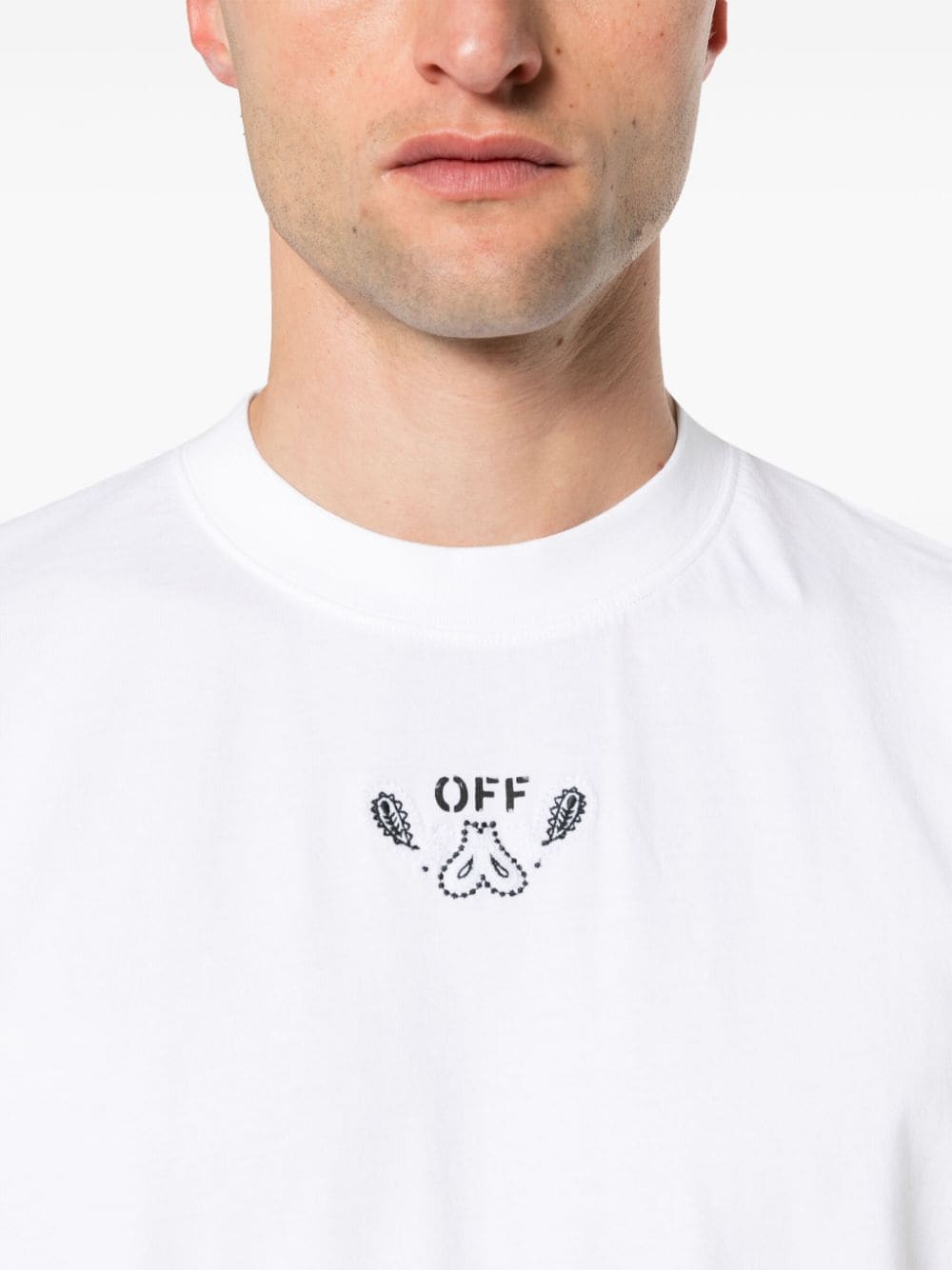 Off White T-Shirts And Polos Outer: Cotton