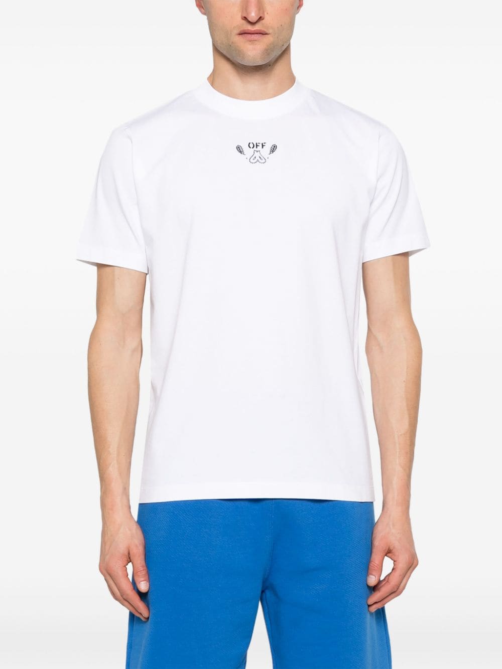 Off White T-Shirts And Polos Outer: Cotton