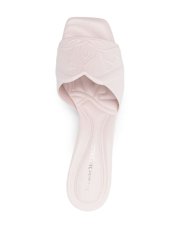 Alexander McQueen Sandals Beige Furs & Skins->leather100 %
