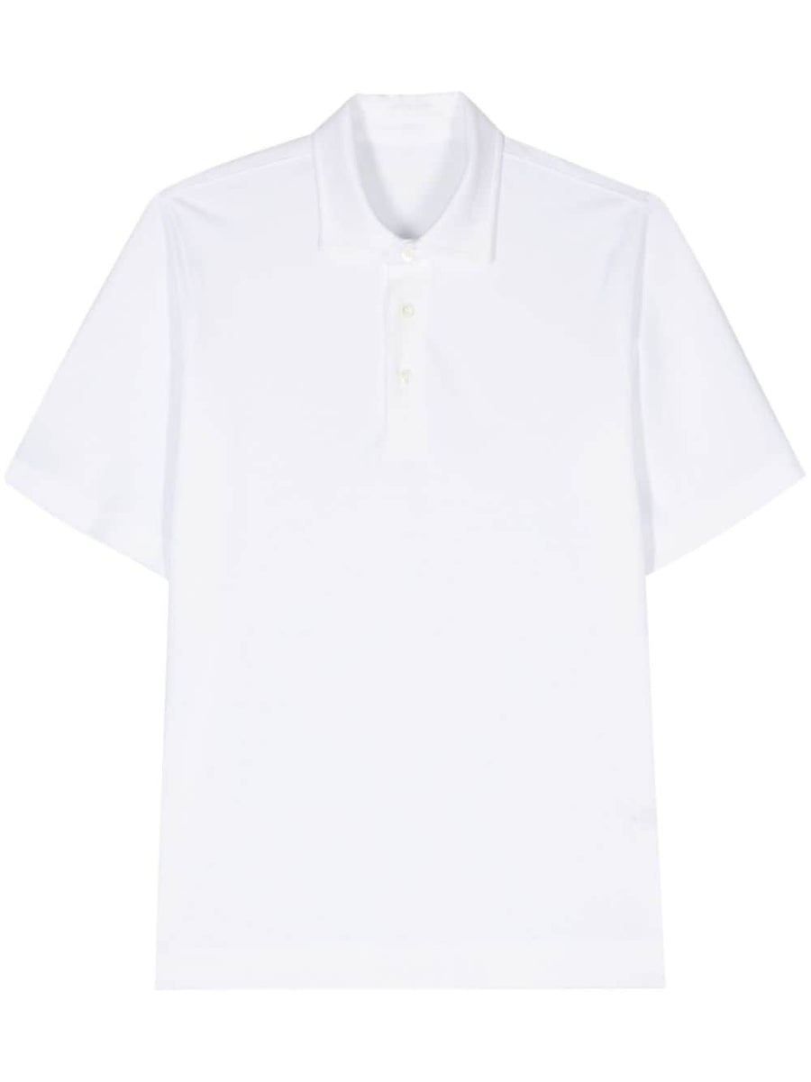 Circolo 1901 Stretch-Cotton Piqué Polo Shirt — White