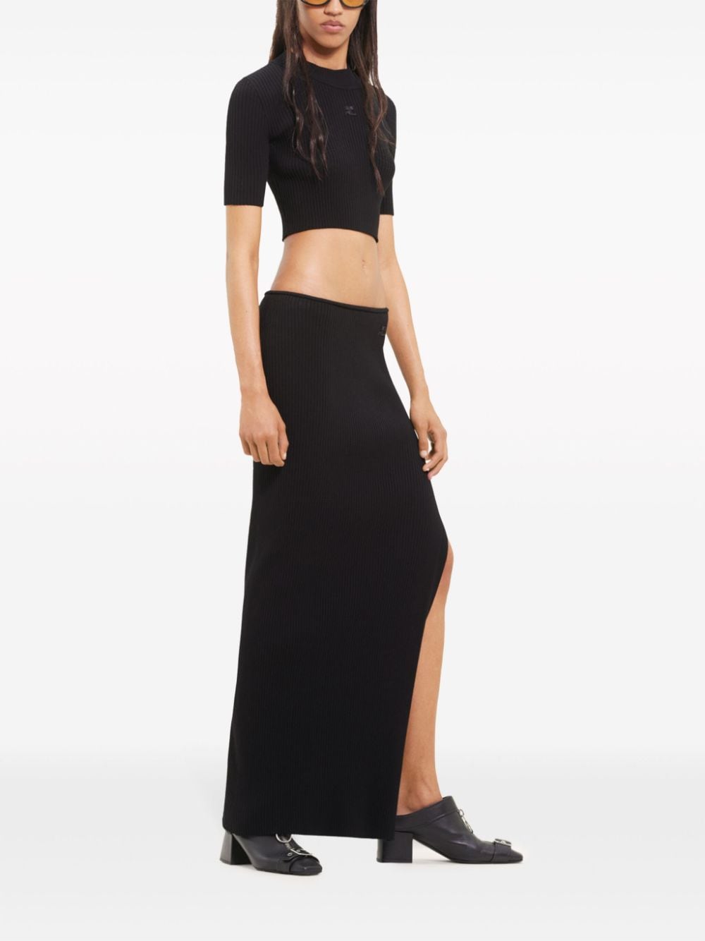 COURREGES PRE Skirts Black Viscose