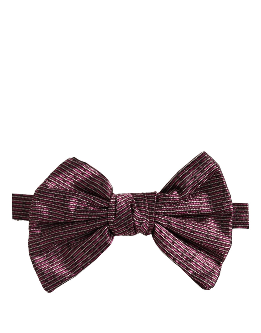 Dolce & Gabbana 100% Silk bow tie in maroon