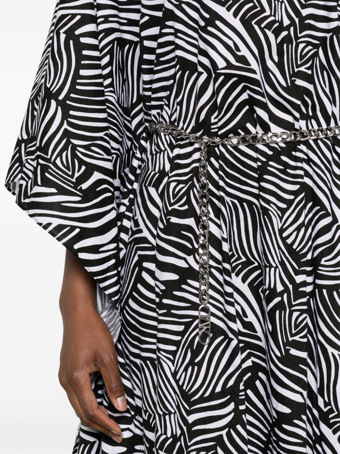 Mmk Dresses Zebrato Cotton