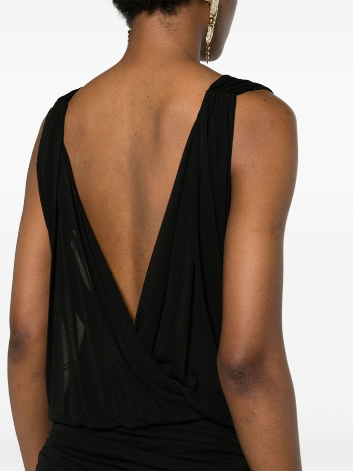 Saint Laurent Dresses Black Viscose
