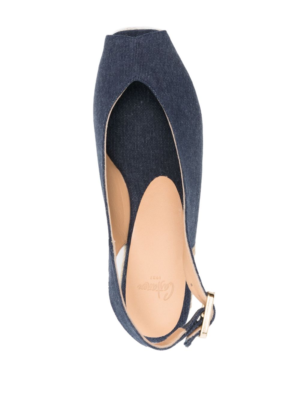 Castaner Flat Shoes Clear Blue Lining: Calf Leather