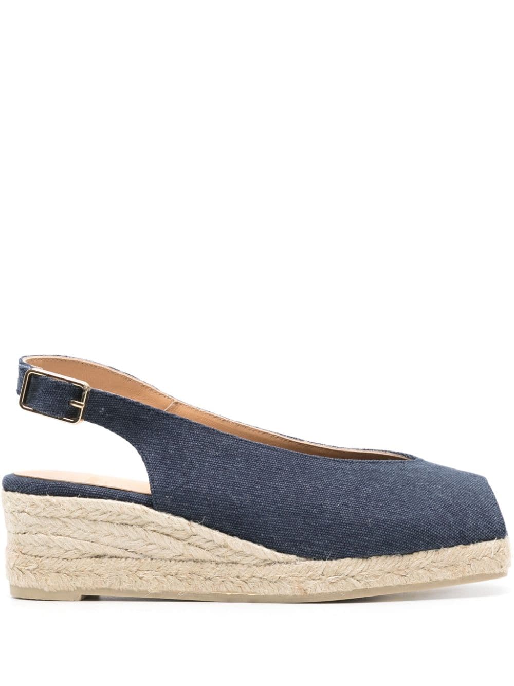 Castaner Flat Shoes Clear Blue Lining: Calf Leather