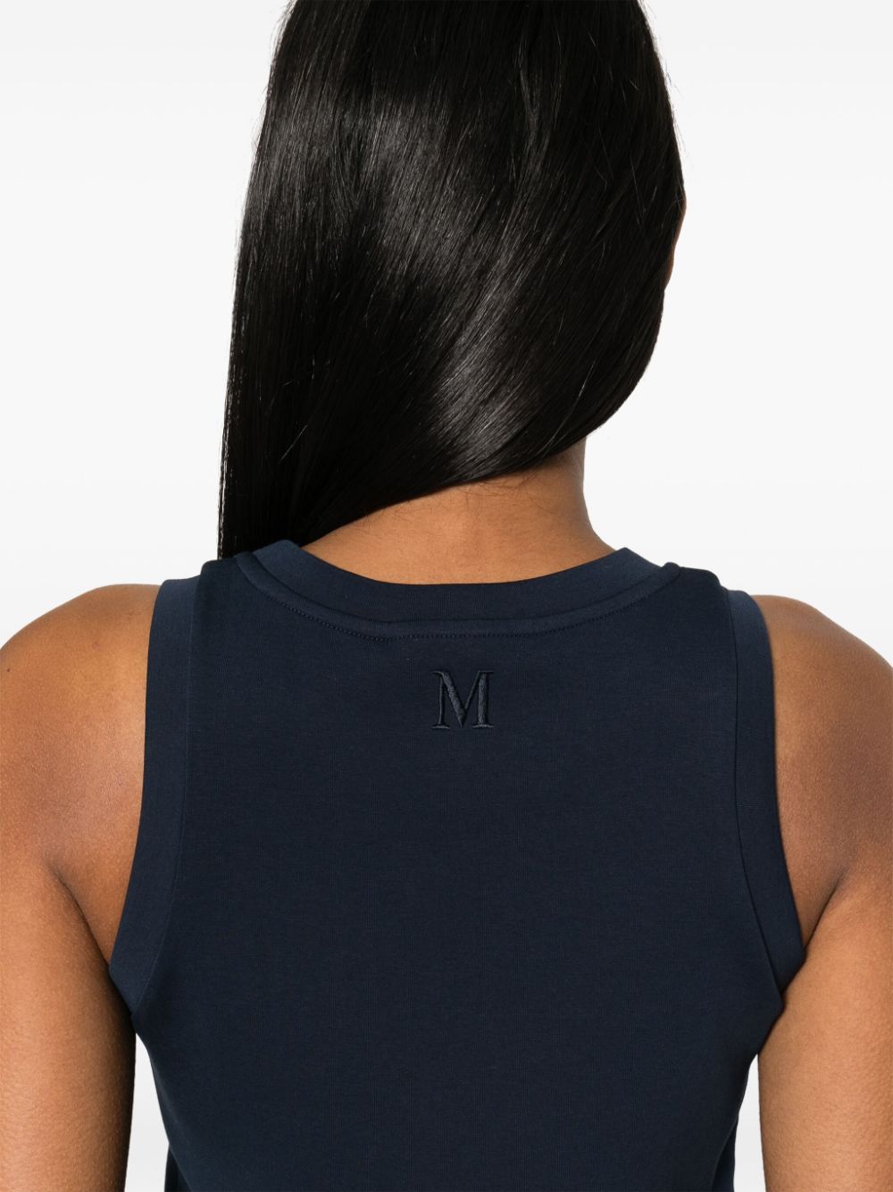 S Max Mara Top Blue Cotton