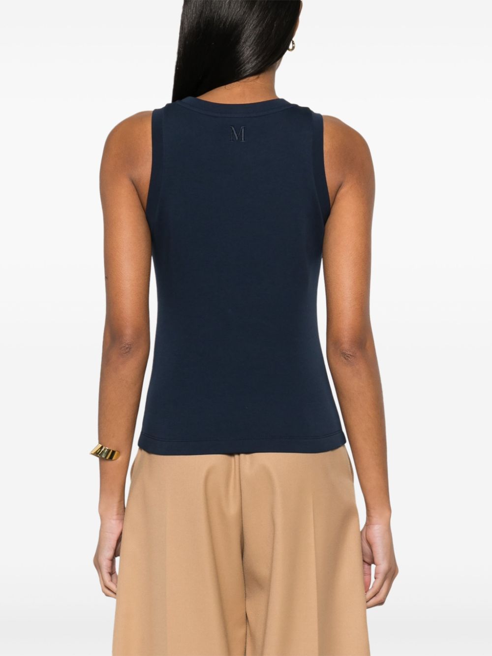S Max Mara Top Blue Cotton