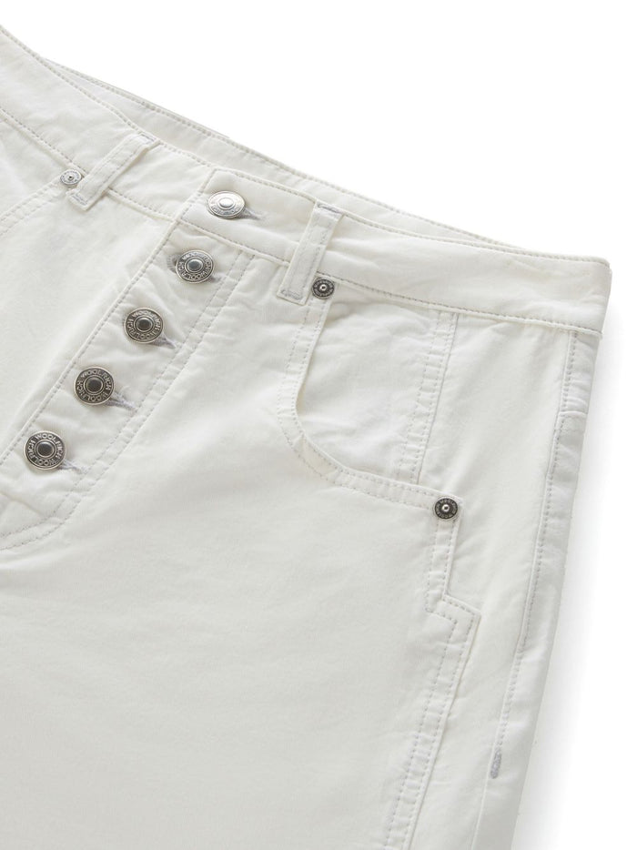 Woolrich Jeans White Cotton Elastane