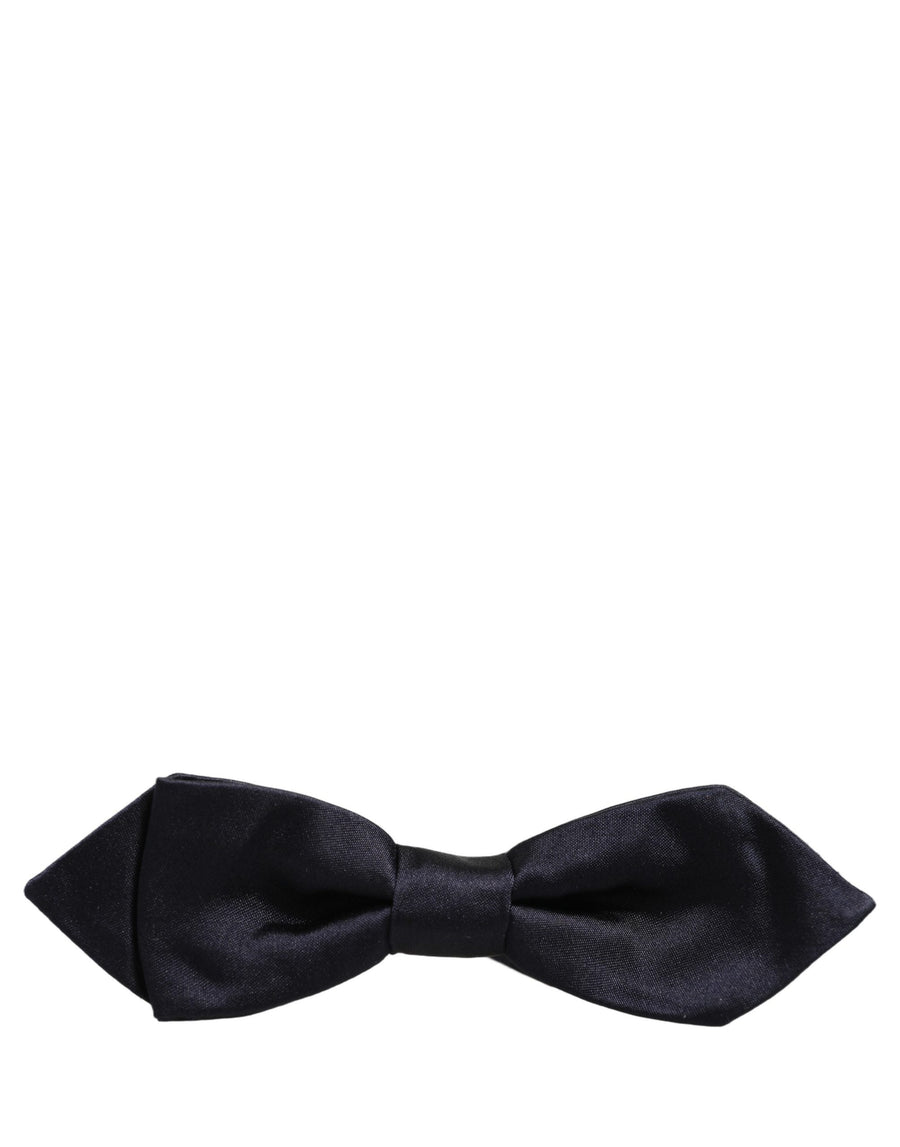 Dolce & Gabbana 100% Silk bow tie in navy