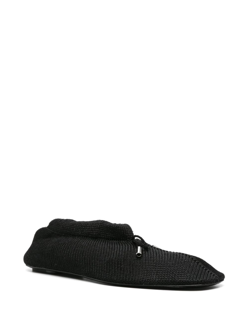 TOTEME MAIN Flat shoes Black Sole: Rubber