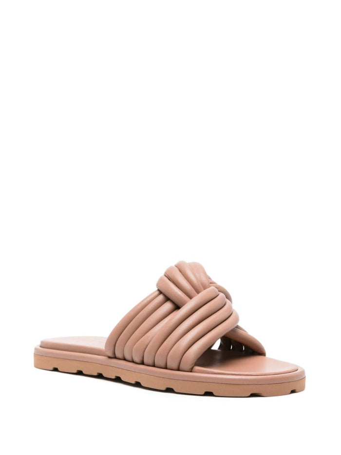 Gianvito Rossi Sandals Beige Leather