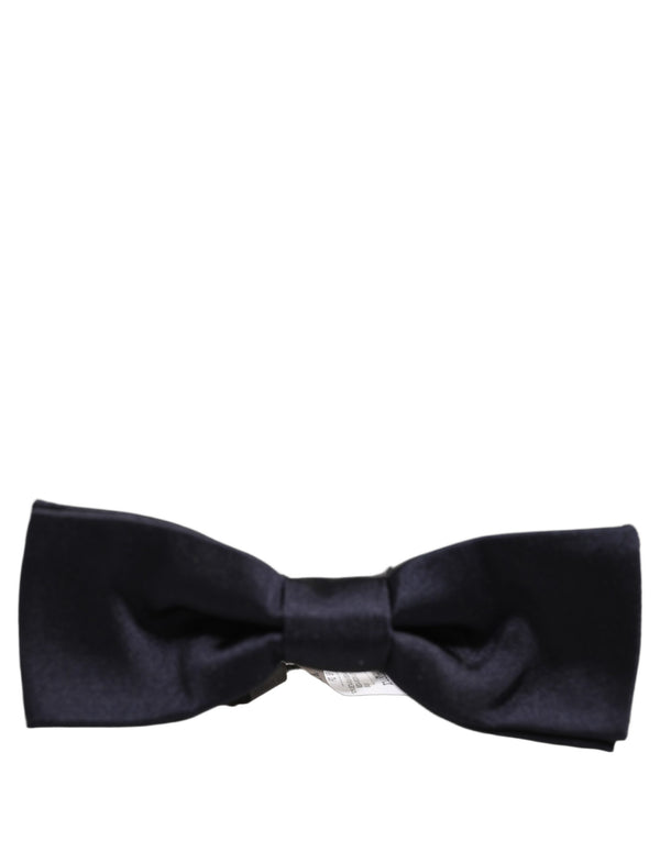 Dolce & Gabbana 100% Silk bow tie in navy