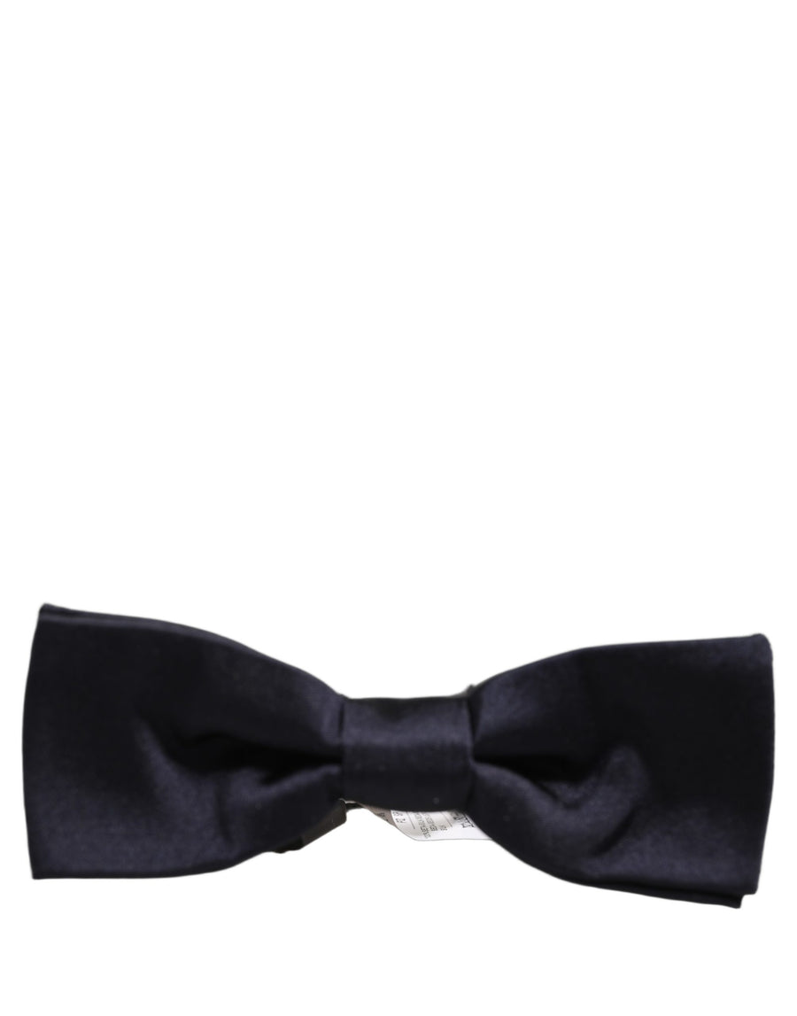 Dolce & Gabbana 100% Silk bow tie in navy
