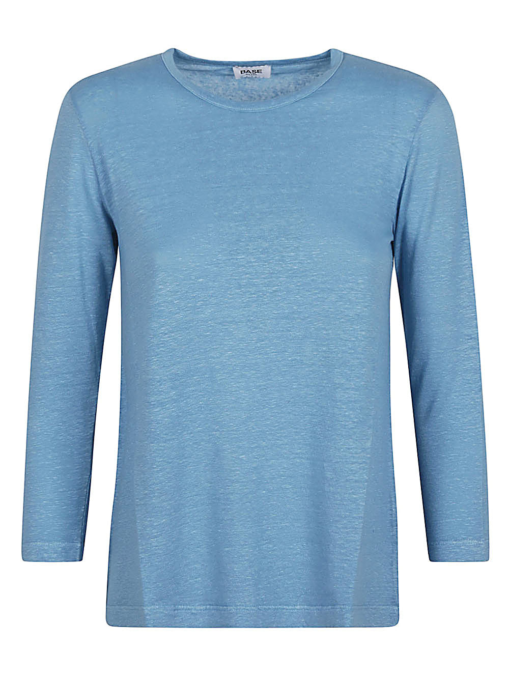 Base T-shirts and Polos Blue Linen Elastane