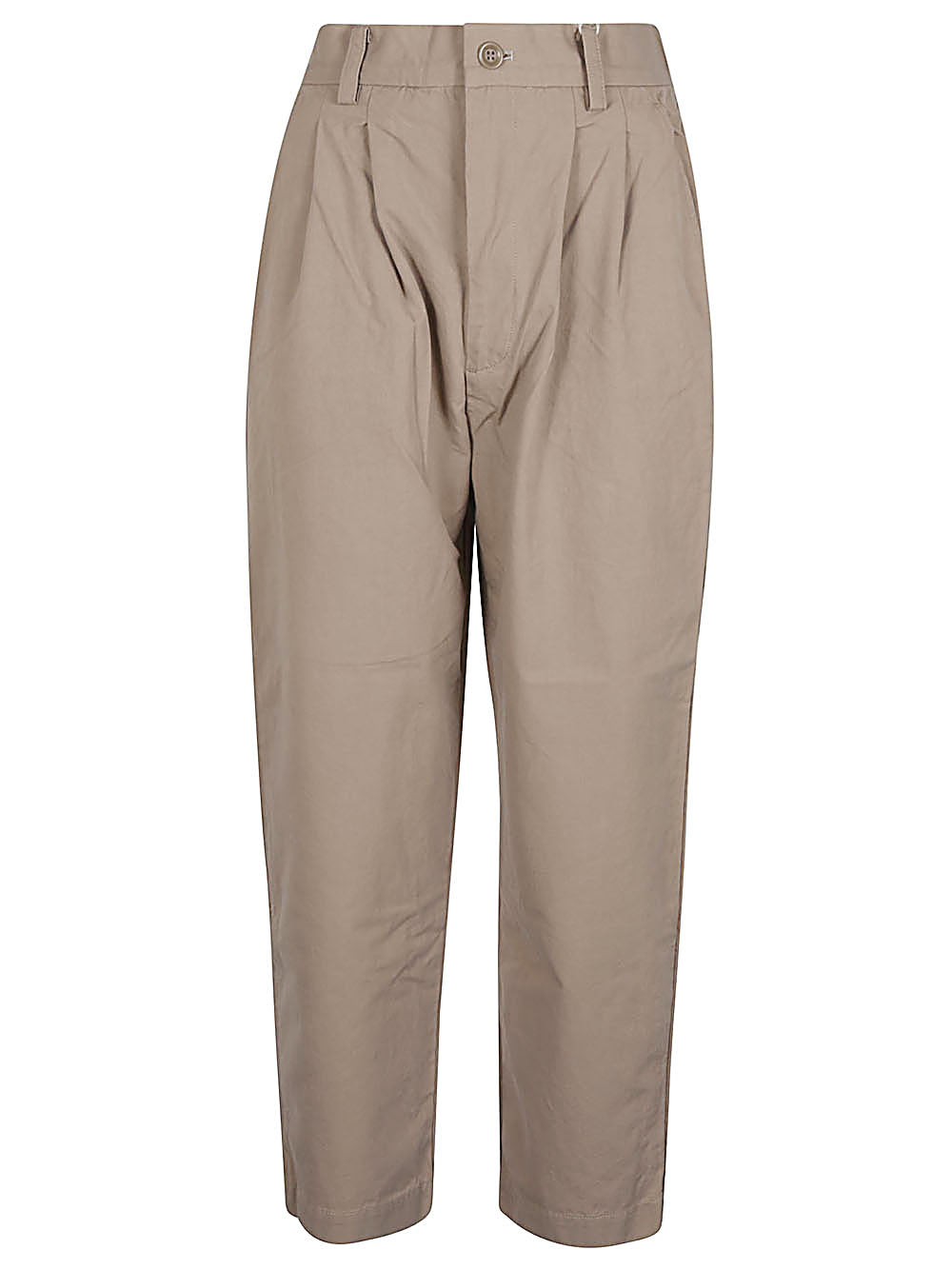 SARAHWEAR Trousers Beige Cotton