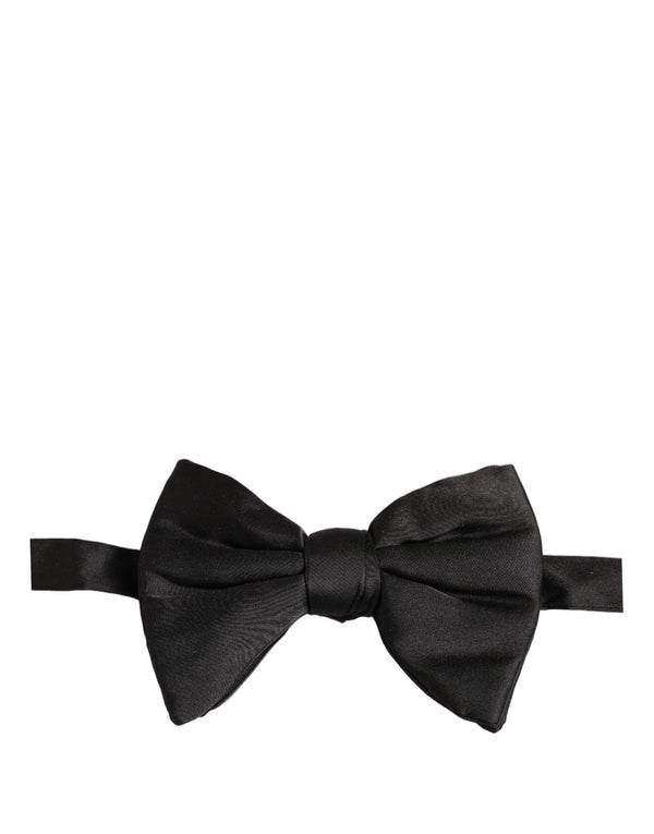 Dolce & Gabbana 100% Silk bow tie in black