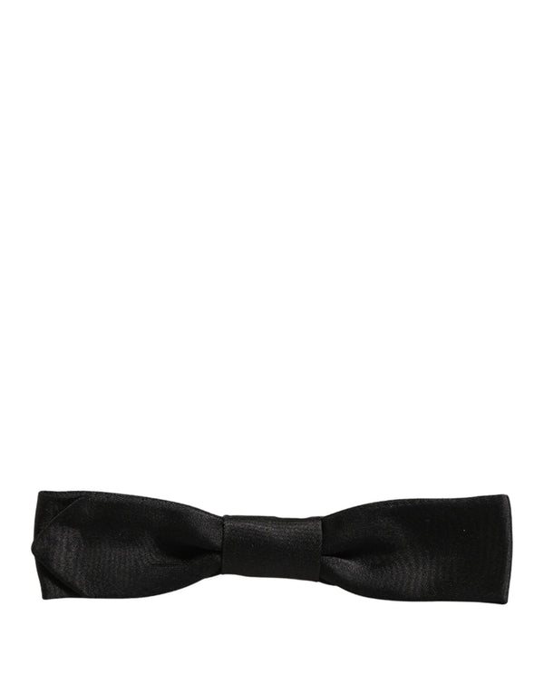 Dolce & Gabbana 100% Silk bow tie in black