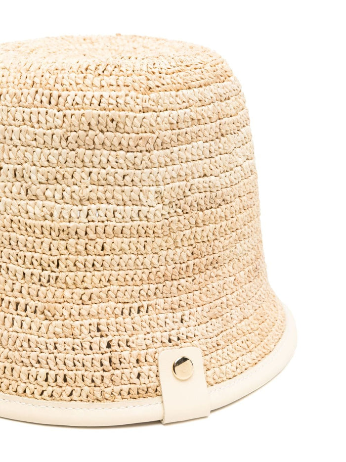 Jacquemus Hats Ivory Raffia