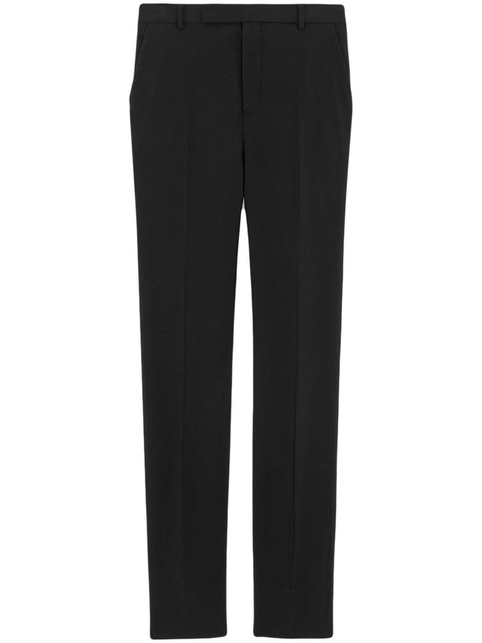 Saint Laurent Trousers Black Acetate
