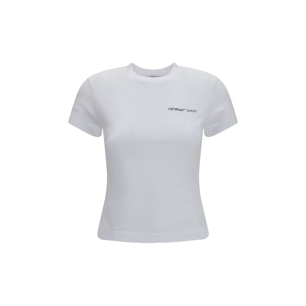 Off-White 95% Cotton t-shirt in white
