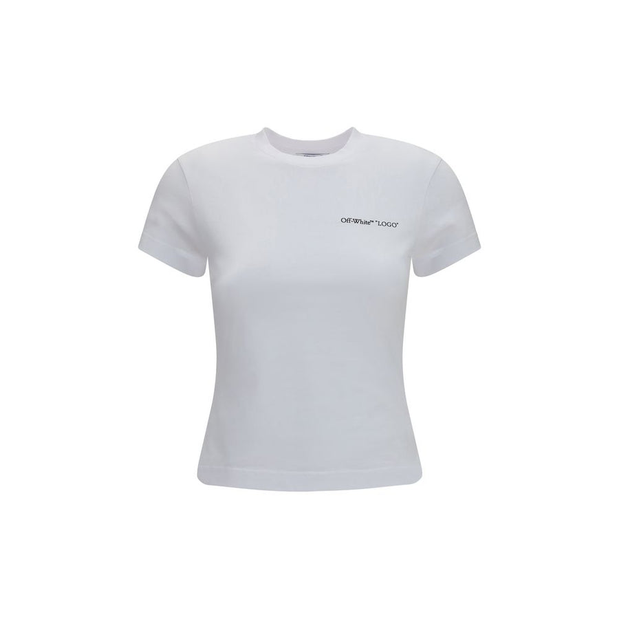 Off-White 95% Cotton t-shirt in white
