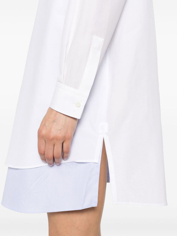 Loewe Dresses White Cotton Silk