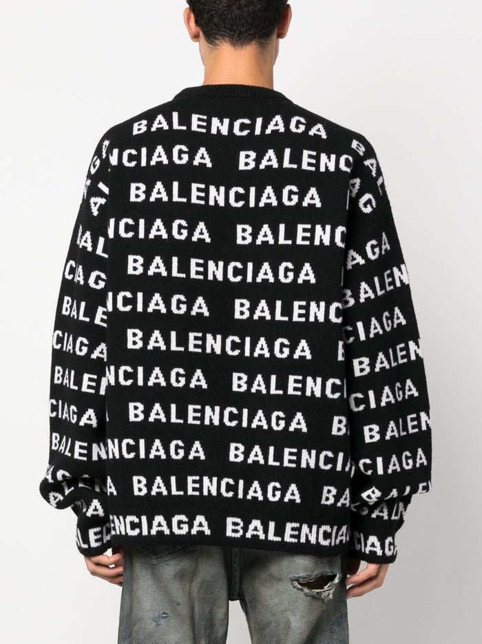 Balenciaga Sweaters Black Wool