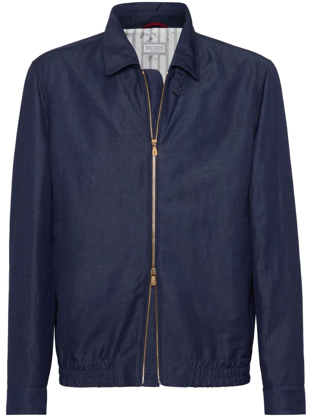 Brunello Cucinelli Coats Blu Wool