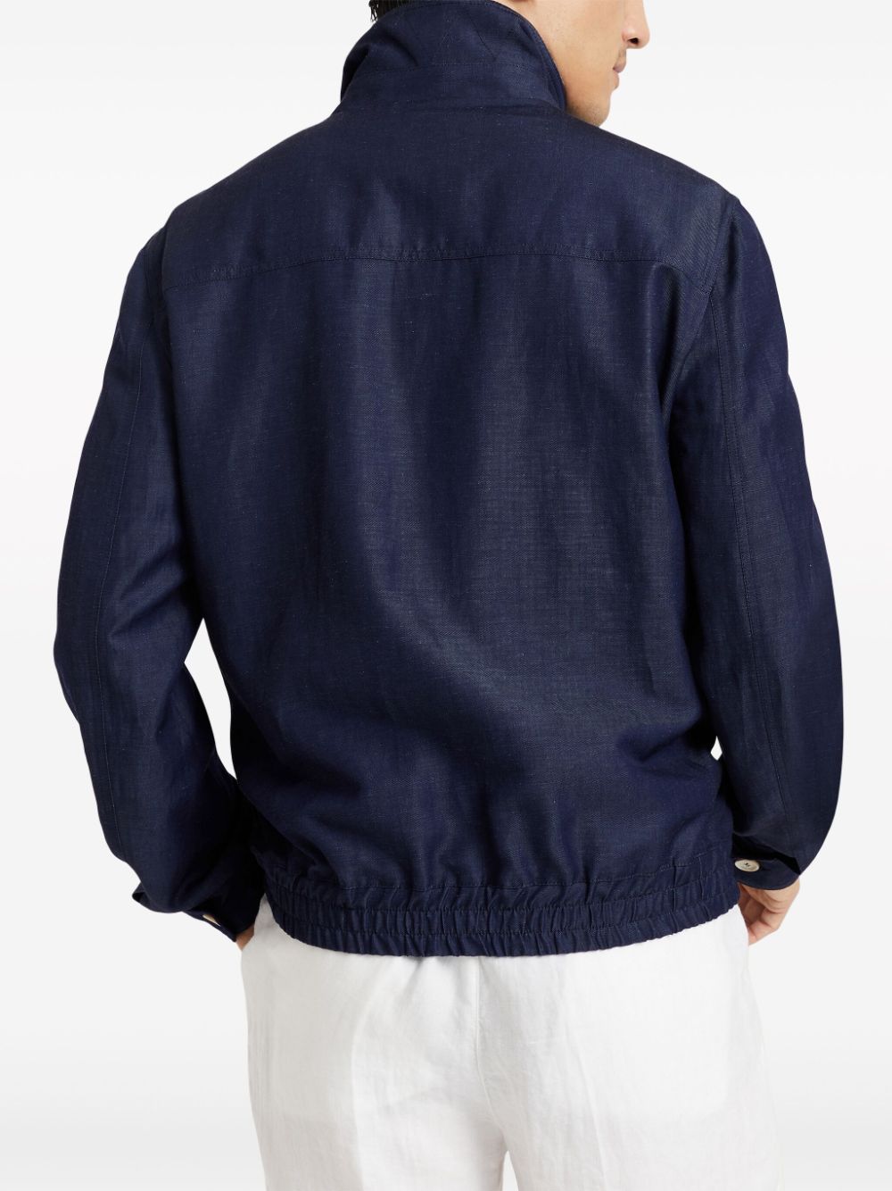 Brunello Cucinelli Coats Blu Wool