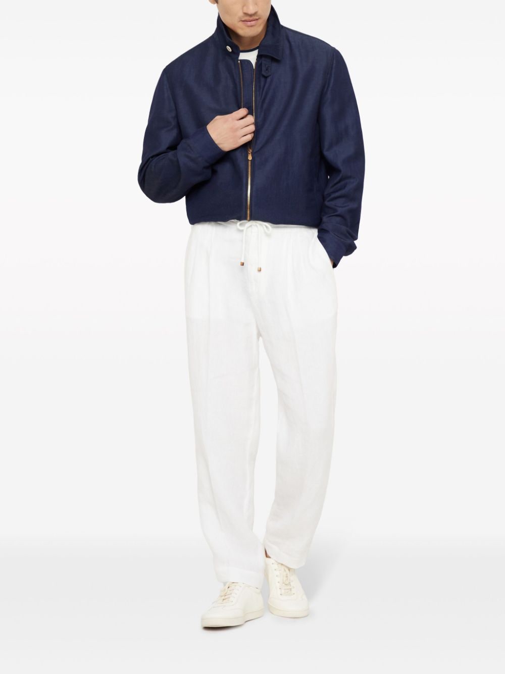 Brunello Cucinelli Coats Blu Wool