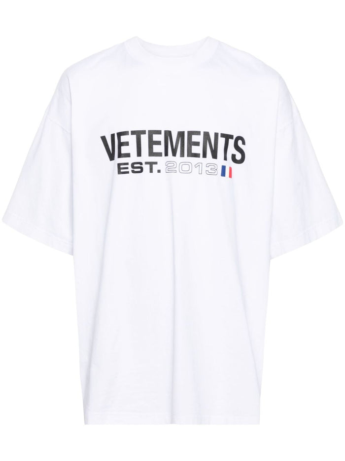 Vetements T-Shirts And Polos White Cotton