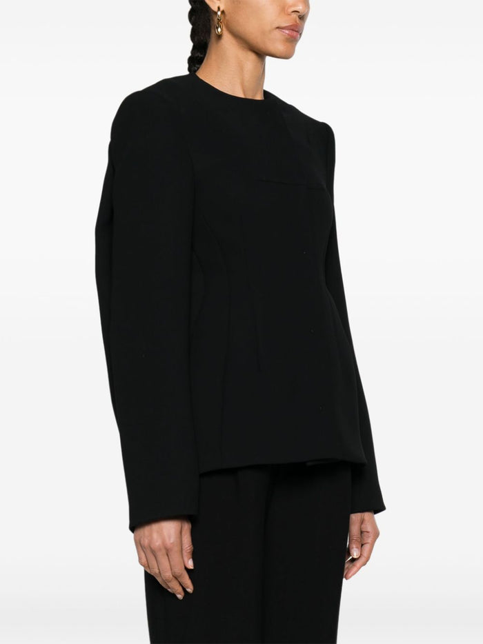 SPORTMAX FASHION Jackets Black Polyester