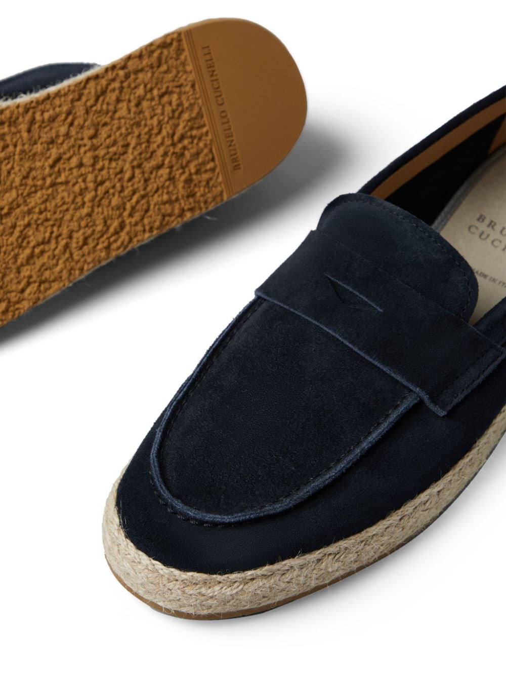 Brunello Cucinelli Flat Shoes Blu