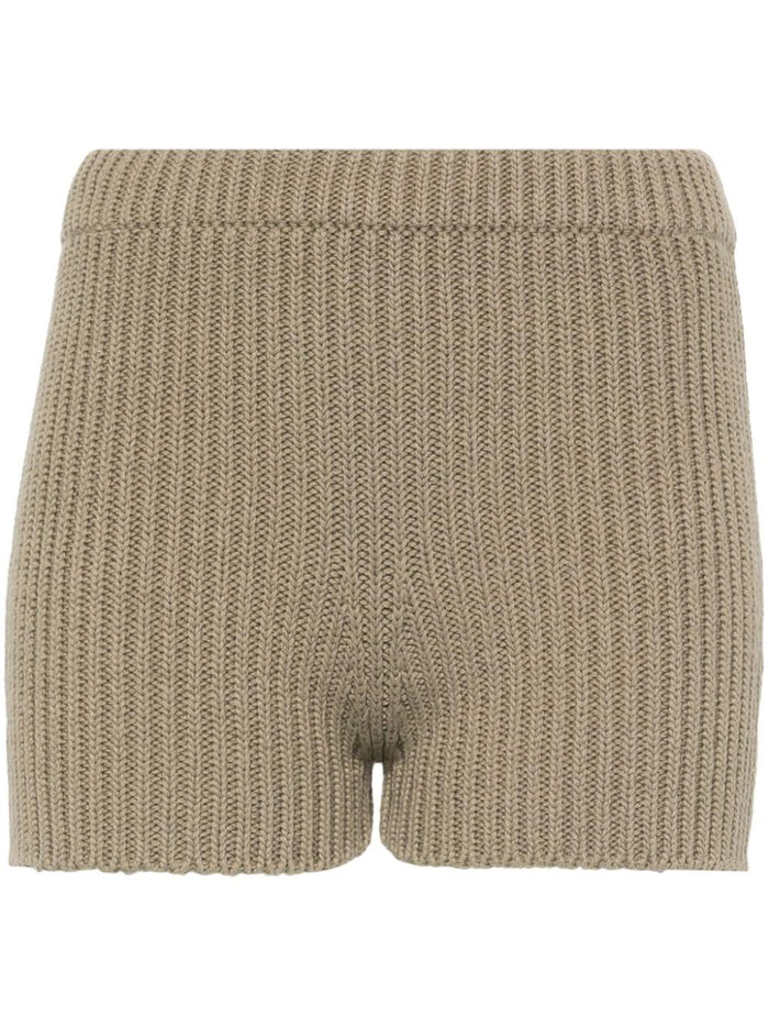 Max Mara Shorts Kaki Cotton