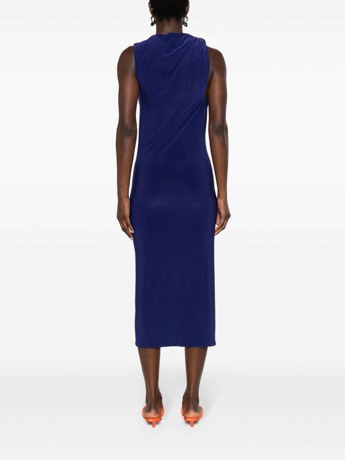 Sportmax Dresses Blue Polyester Elastane