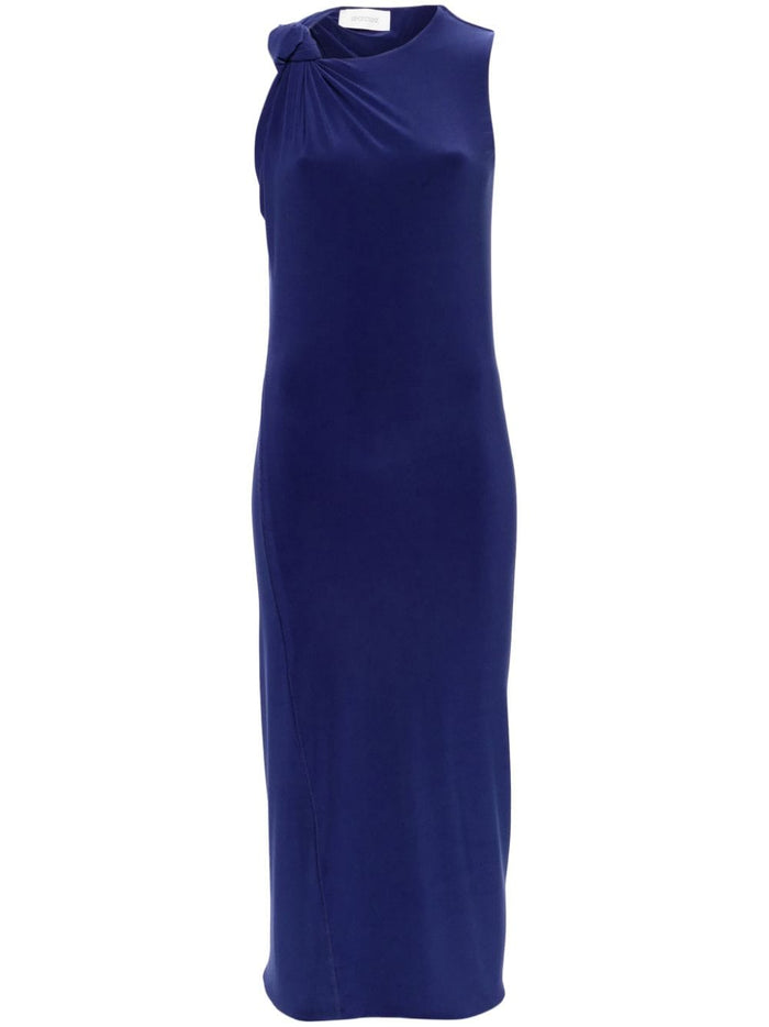 Sportmax Dresses Blue Polyester Elastane