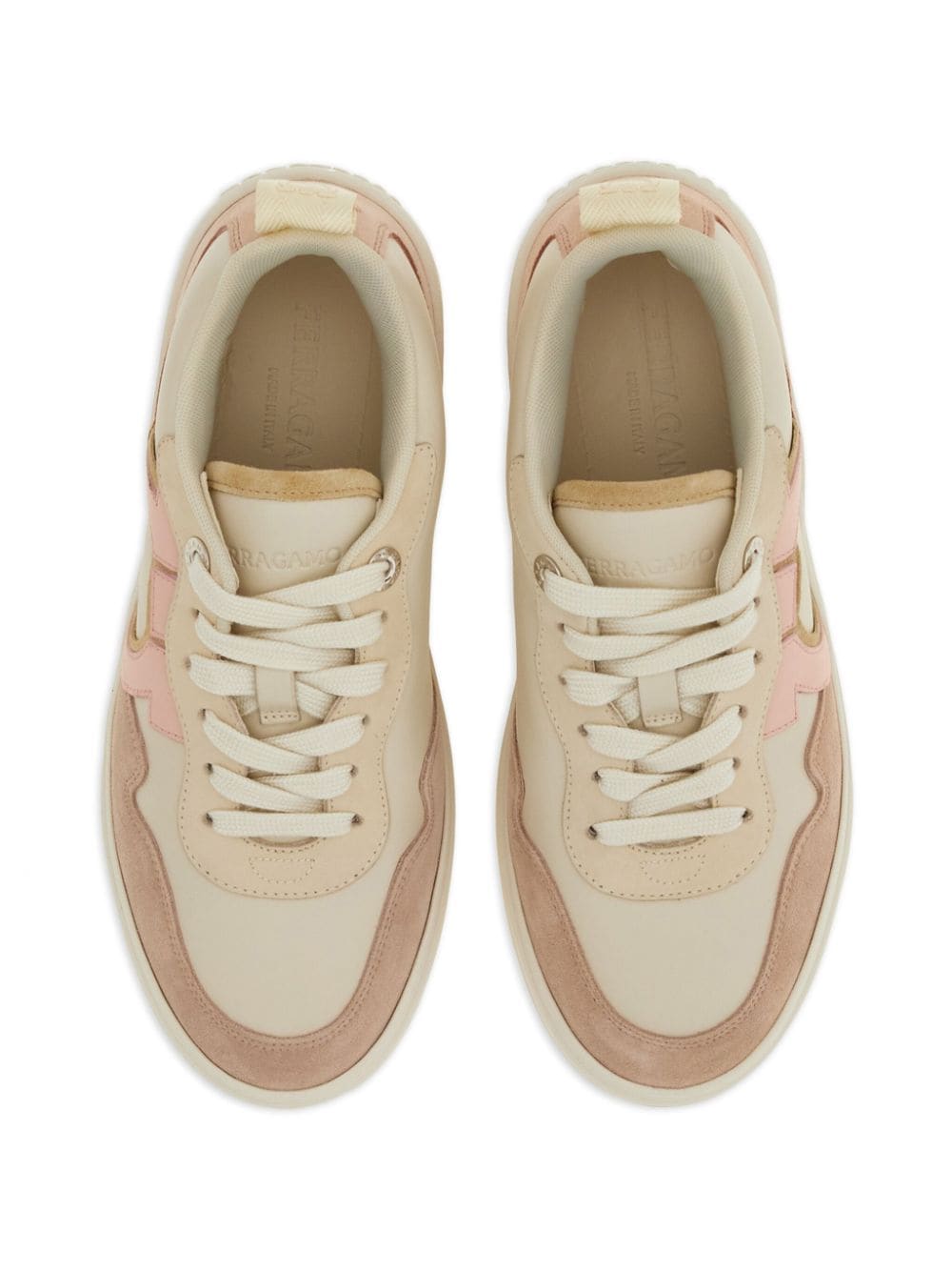 Ferragamo Sneakers Powder Furs & Skins->calfskin100.0 %